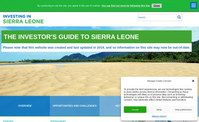 investinginsierraleone.com screenshot