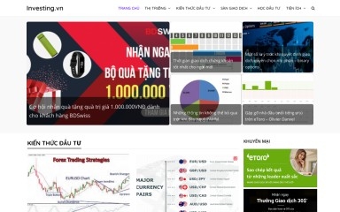 http://investing.vn screenshot