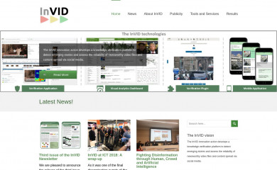invid-project.eu screenshot