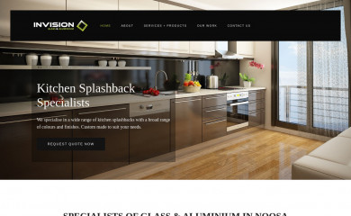 invisionglass.com.au screenshot