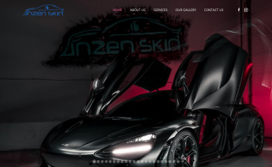 inzenskininc.com screenshot