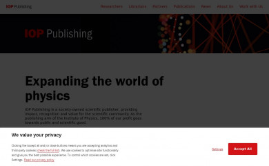 ioppublishing.org screenshot