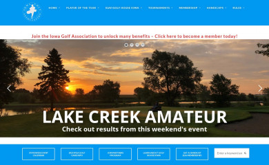 iowagolf.org screenshot