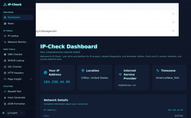 ip-check.info screenshot