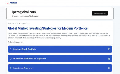 ipccaglobal.com screenshot