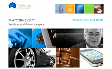 ipattorneys.com.au screenshot