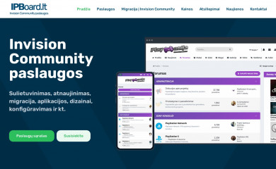 ipboard.lt screenshot