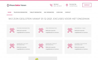 iphonedoktervianen.nl screenshot