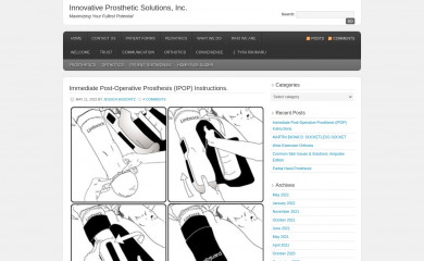 ipsprosthetics.com screenshot
