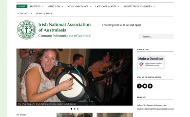 irishassociation.org.au screenshot