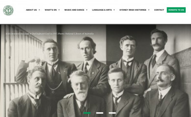 irishassociation.org.au screenshot