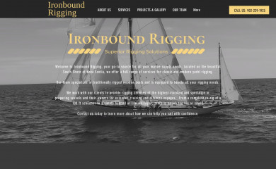 ironboundrigging.com screenshot