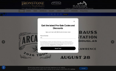 ironstoneamphitheatre.net screenshot