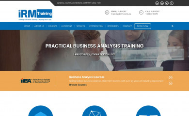 irm.com.au screenshot