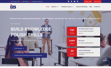 irs-training.com screenshot