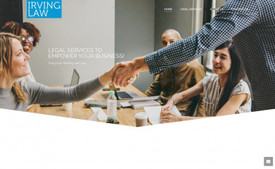 irvinglaw.com.au screenshot