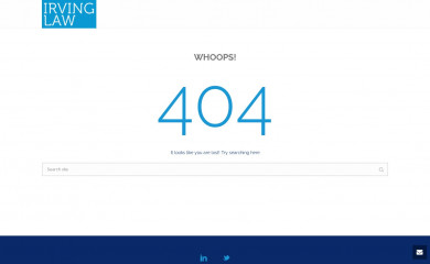 irvinglaw.com.au screenshot