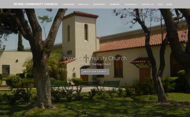 irvinecommunitychurch.org screenshot