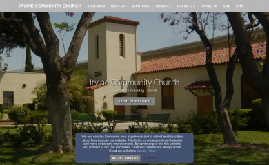 irvinecommunitychurch.org screenshot