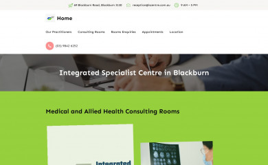 iscentre.com.au screenshot
