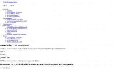 iscram.org screenshot
