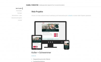 isabelforester.com screenshot