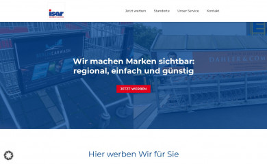 isar-werbeflaechen.de screenshot