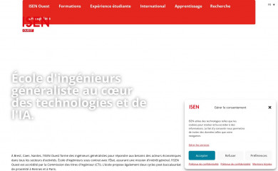 isen-ouest.fr screenshot