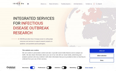 isidore-project.eu screenshot