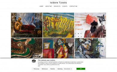 isidoreart.gr screenshot