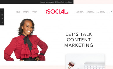 isocialpr.com screenshot