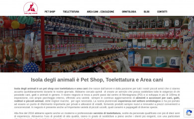 isoladeglianimali.it screenshot