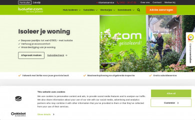 isolatie.com screenshot