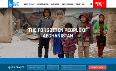 islamicreliefcanada.org screenshot