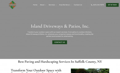 islanddriveway.com screenshot