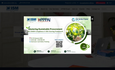 ism-india.org screenshot