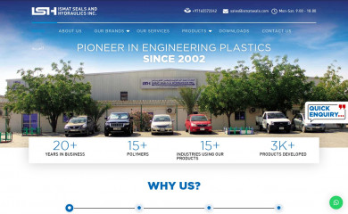 ismatseals.com screenshot