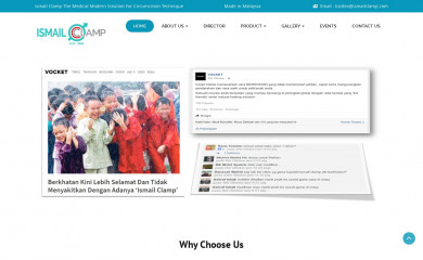 ismailclamp.com screenshot