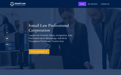 ismaillaw.ca screenshot