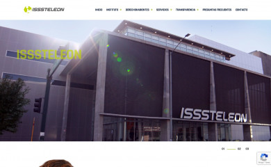 isssteleon.gob.mx screenshot