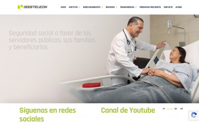 isssteleon.gob.mx screenshot