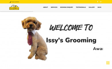 issydoggrooming.com.au screenshot