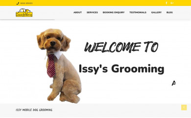 issydoggrooming.com.au screenshot