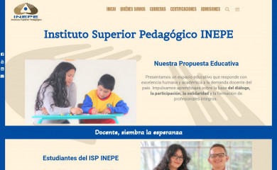isp-inepe.edu.ec screenshot