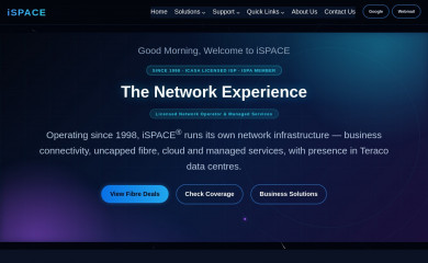 ispace.co.za screenshot