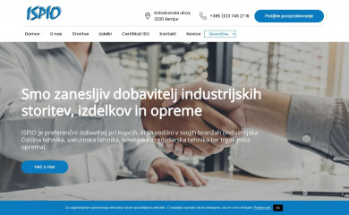 ispio.si screenshot