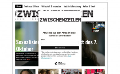 israelzwischenzeilen.com screenshot
