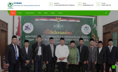 istnuba.ac.id screenshot