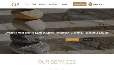 istonecare.com.au screenshot