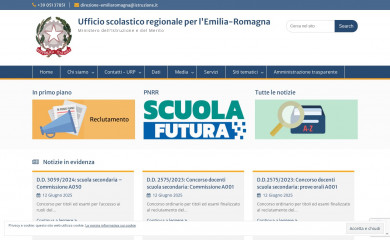 istruzioneer.gov.it screenshot